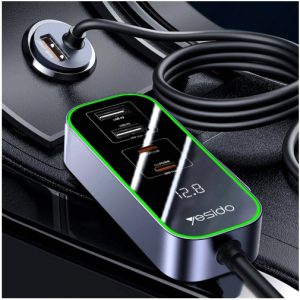 شارژر فندکی YESIDO Y53 FAST CHARGER