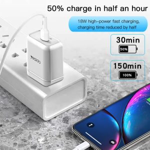 آدابتور شارژر YESIDO YC22 FAST Charging