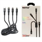 کابل 3سر 3in1 فست شارژ NITU NC206 5