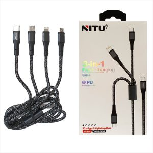 کابل 3سر 3in1 فست شارژ NITU NC206