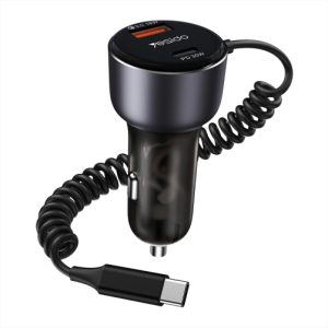 شارژر فندکی فست شارژ یسیدو YESIDO-Y56 60W