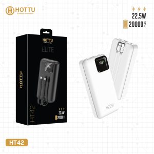 پاوربانک سیم دار هوتو مدل HT42 ظرفیت 20000